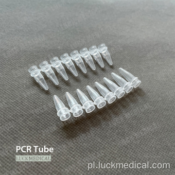 Jednorazowe plastikowe 8-rurowe paski PCR